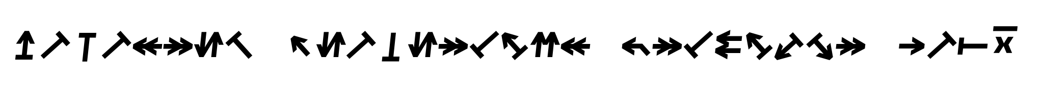 Monostep Geometrics Straight Bold Italic image